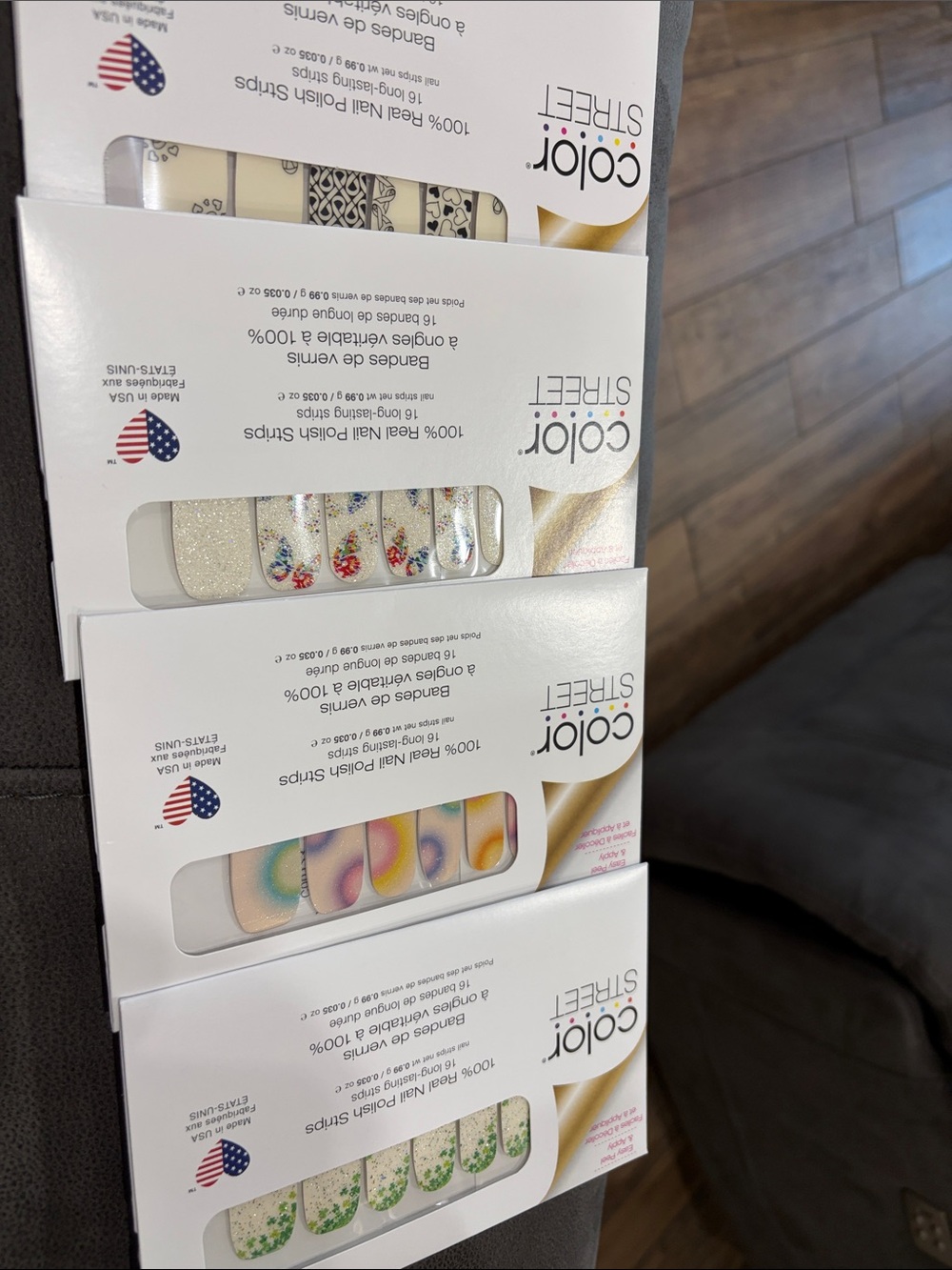Color Street Multicolor and Glitter Nail Polish Strips